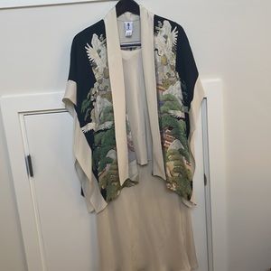 Yasuko silk kimono outfit